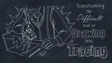 Image regarding transforming drawing into tracing